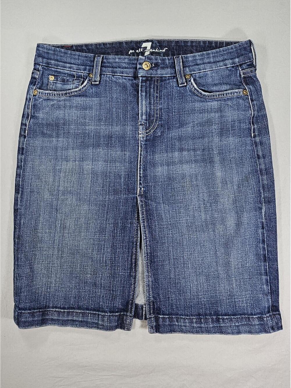 7 For All Mankind Women's Denim Skirt. Size 30.